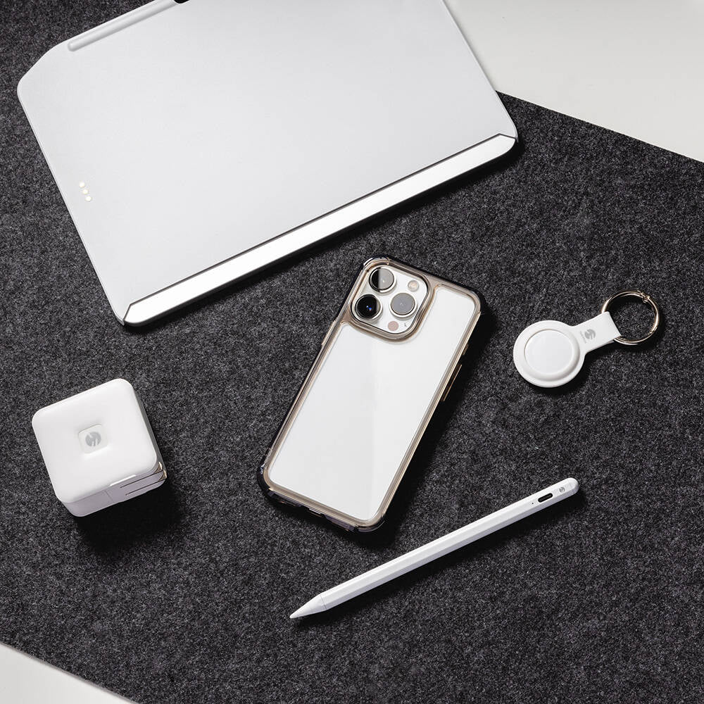 Switcheasy Alos iPhone 13 Anti-Mikrobiyal Şok Önleyicili Şeffaf Lisanslı Kılıf