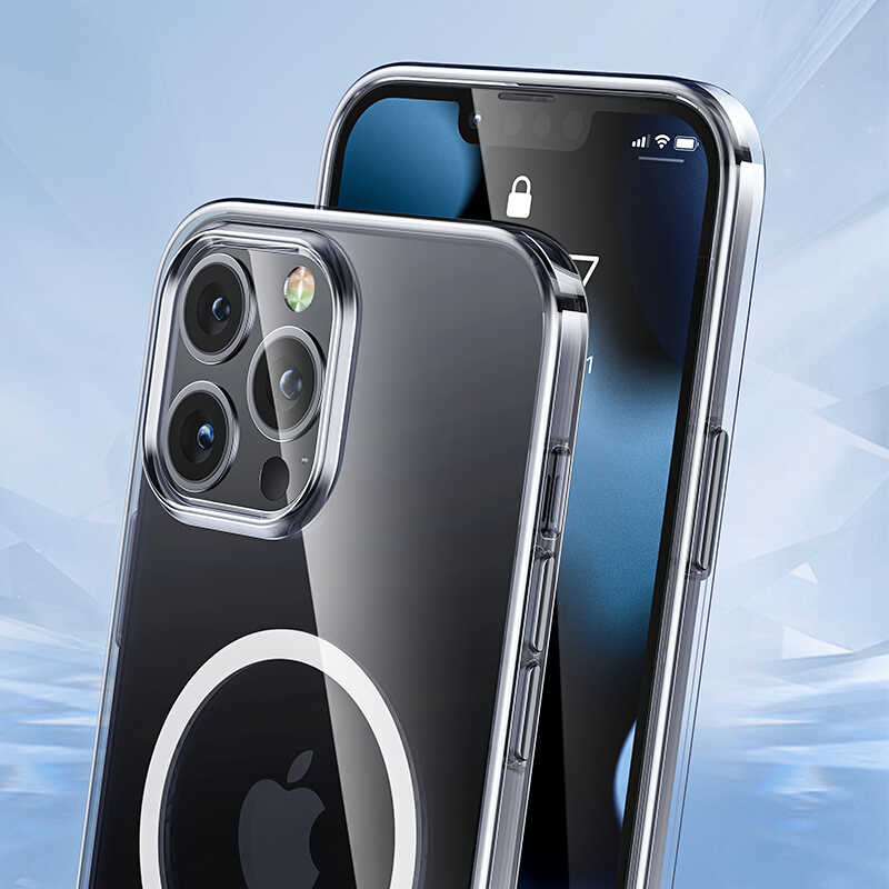 Benks Crystal Series iPhone 13 With Magnetic Clear Telefon Kılıfı - 6