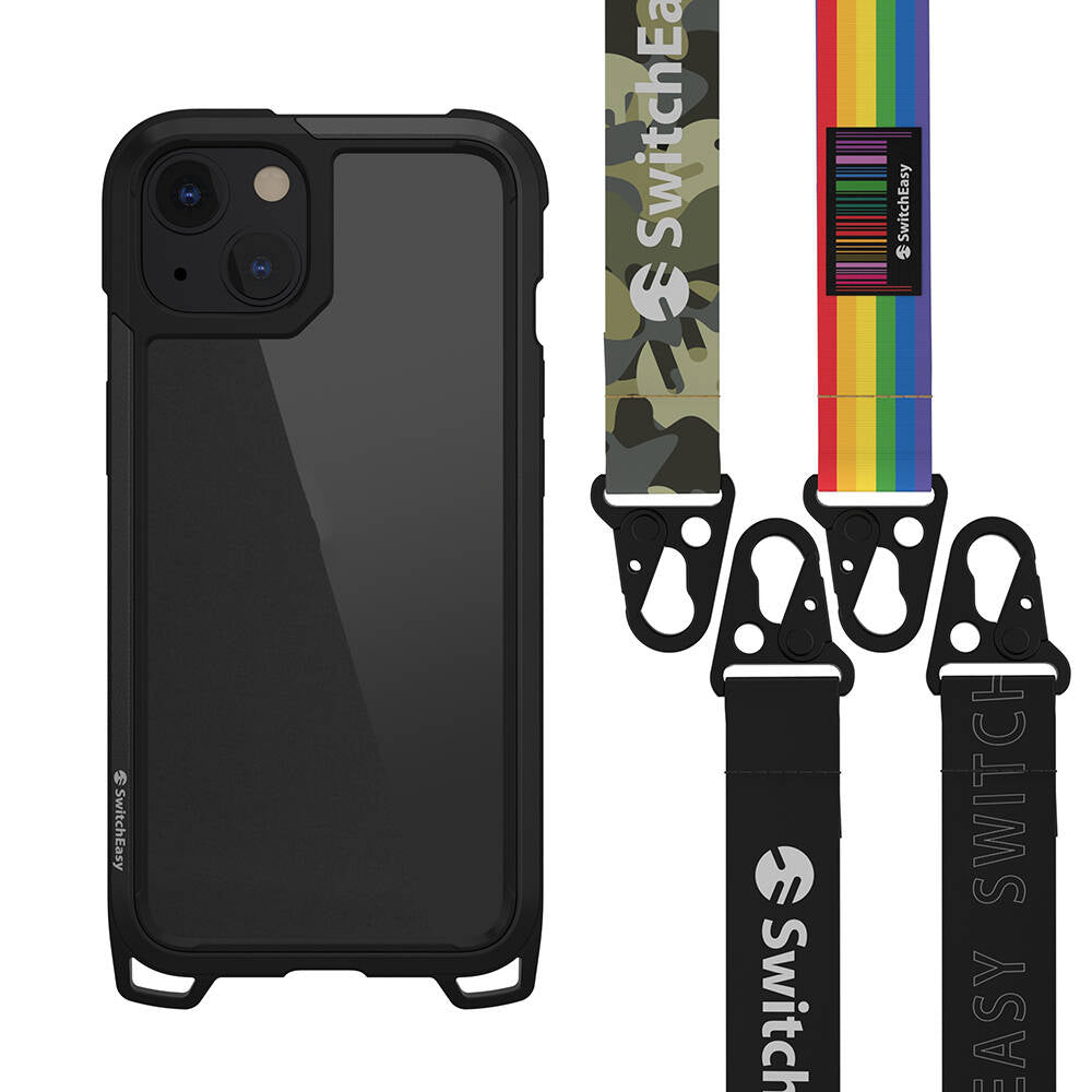 Switcheasy Odyssey iPhone 13 Boyun Askılı Kompozit Tasarımlı Şok Önleyicili Lisanslı Kılıf