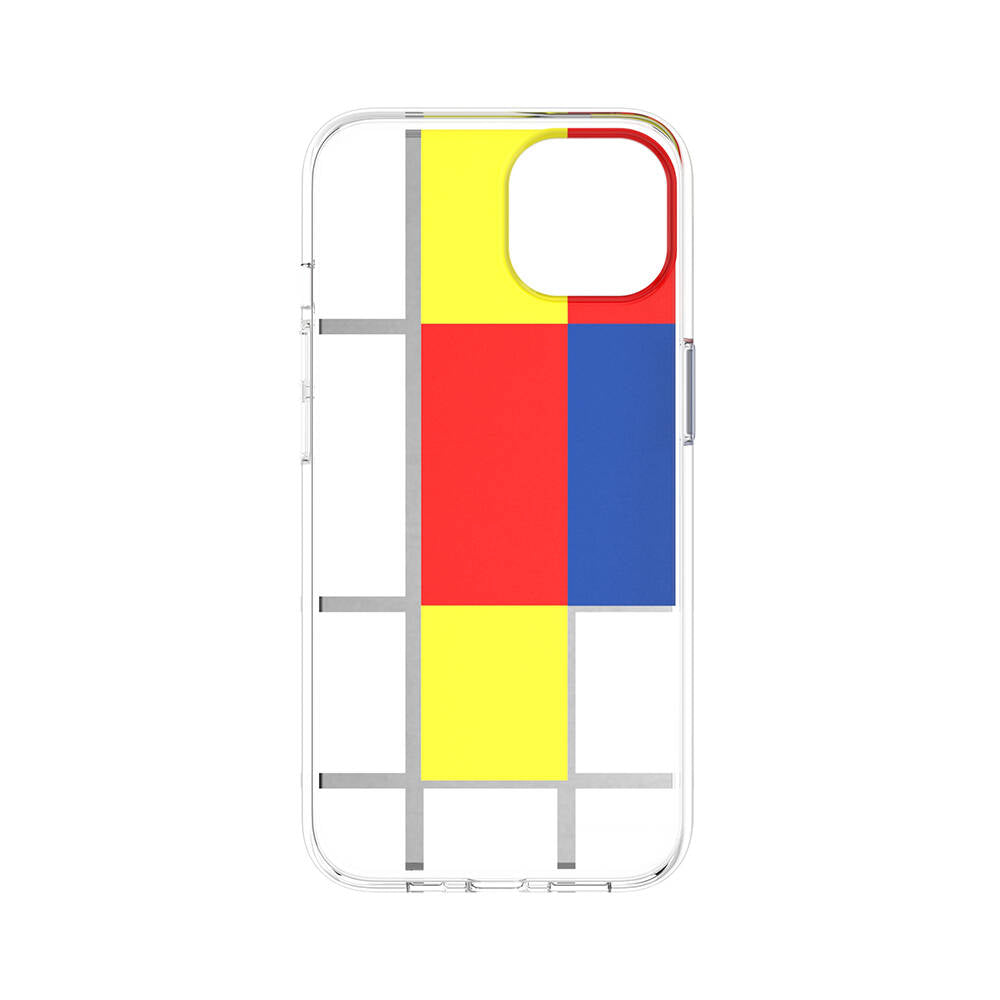 Switcheasy Artist Mondrian iPhone 13 Çift IMD Baskılı Lisanslı Kılıf