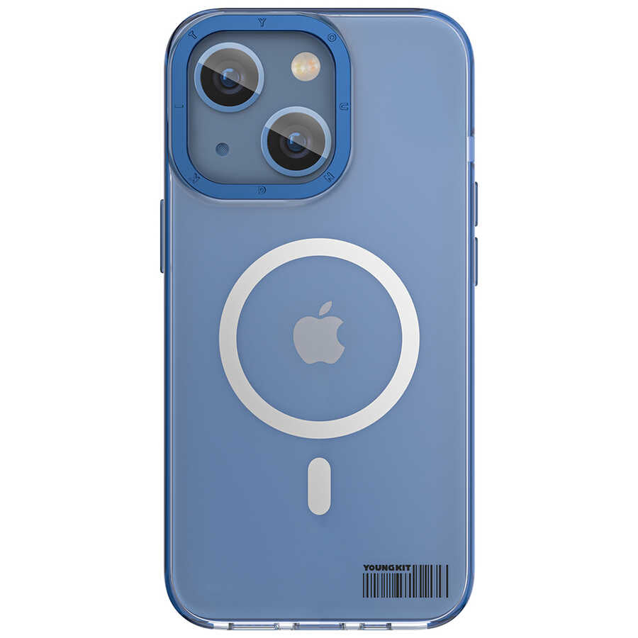 Youngkit Coloured Glaze Serisi iPhone 13 Magsafe Şarj Özellikli Telefon Kılıfı - 6
