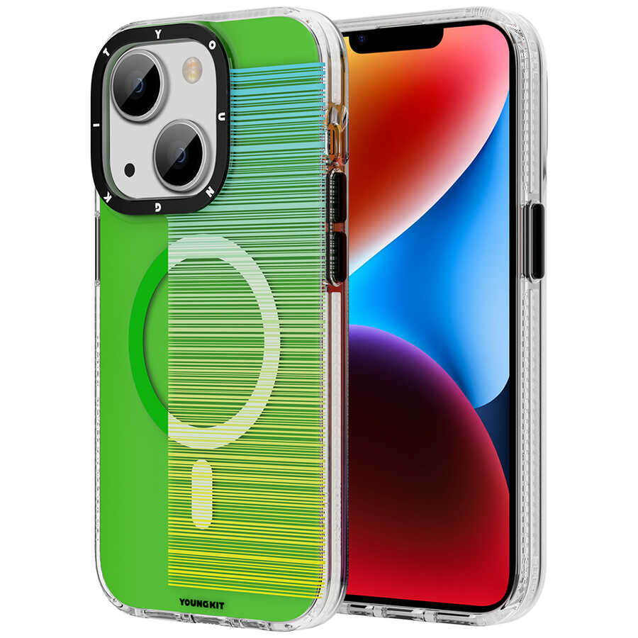 Youngkit Pure Serisi iPhone 13 Magsafe Şarj Özellikli Telefon Kılıfı - 4