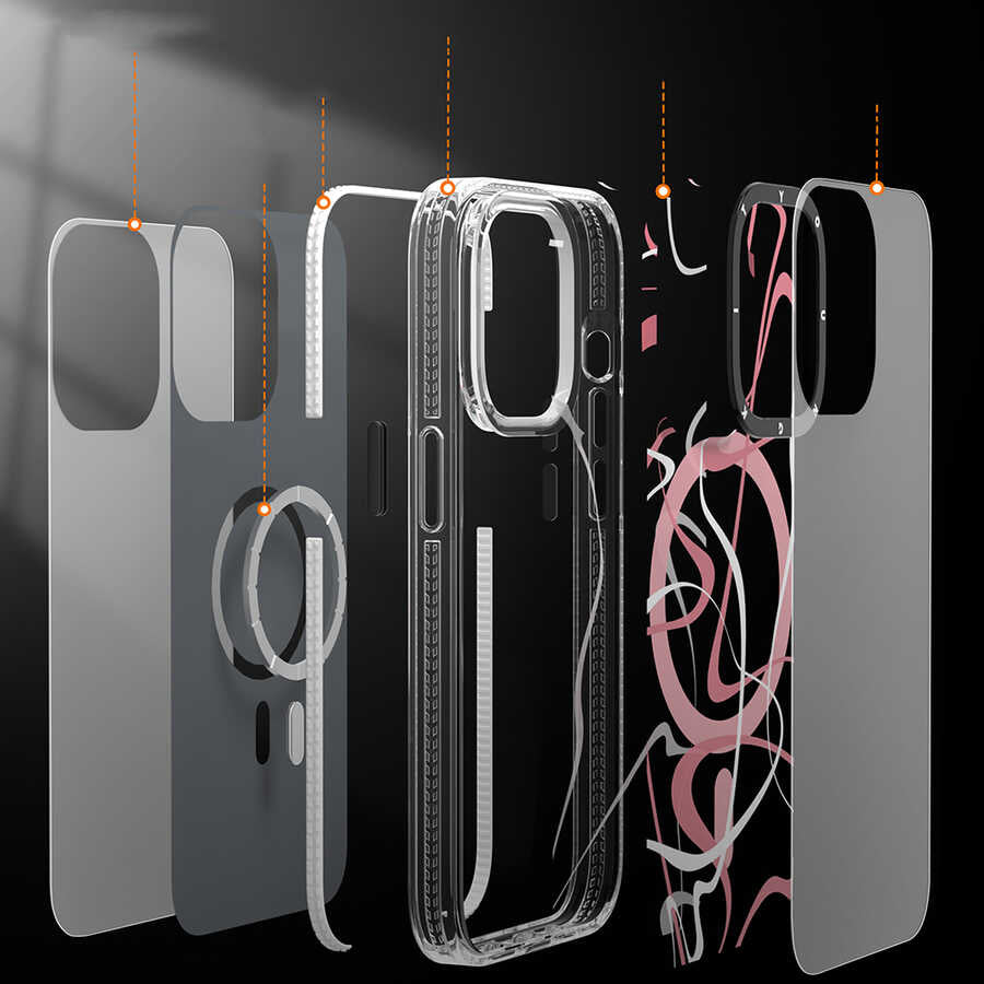 Youngkit Water-Ink Serisi iPhone 13 Magsafe Şarj Özellikli Telefon Kılıfı - 9