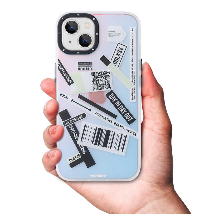 YoungKit Fashion Culture Time Serisi iPhone 13 Telefon Kılıfı - 3