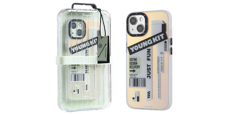 YoungKit Fashion Culture Time Serisi iPhone 13 Telefon Kılıfı - 12