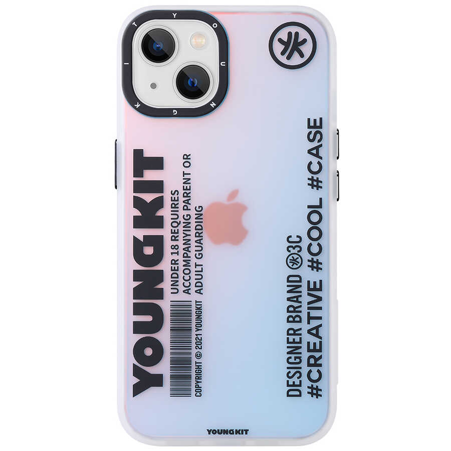 YoungKit Fashion Culture Time Serisi iPhone 13 Telefon Kılıfı - 17