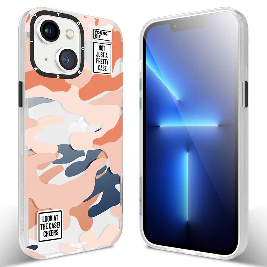 iPhone 13 Kılıf YoungKit Kamuflaj Serisi Kılıf - 12