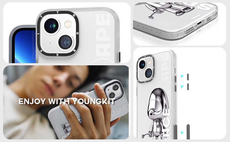YoungKit Klasik Serisi iPhone 13 Telefon Kılıfı - 7