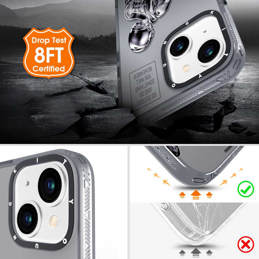 YoungKit Klasik Serisi iPhone 13 Telefon Kılıfı - 9