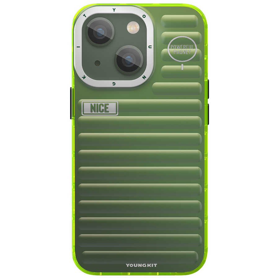 YoungKit Plain Coloured Serisi iPhone 13 Telefon Kılıfı - 3