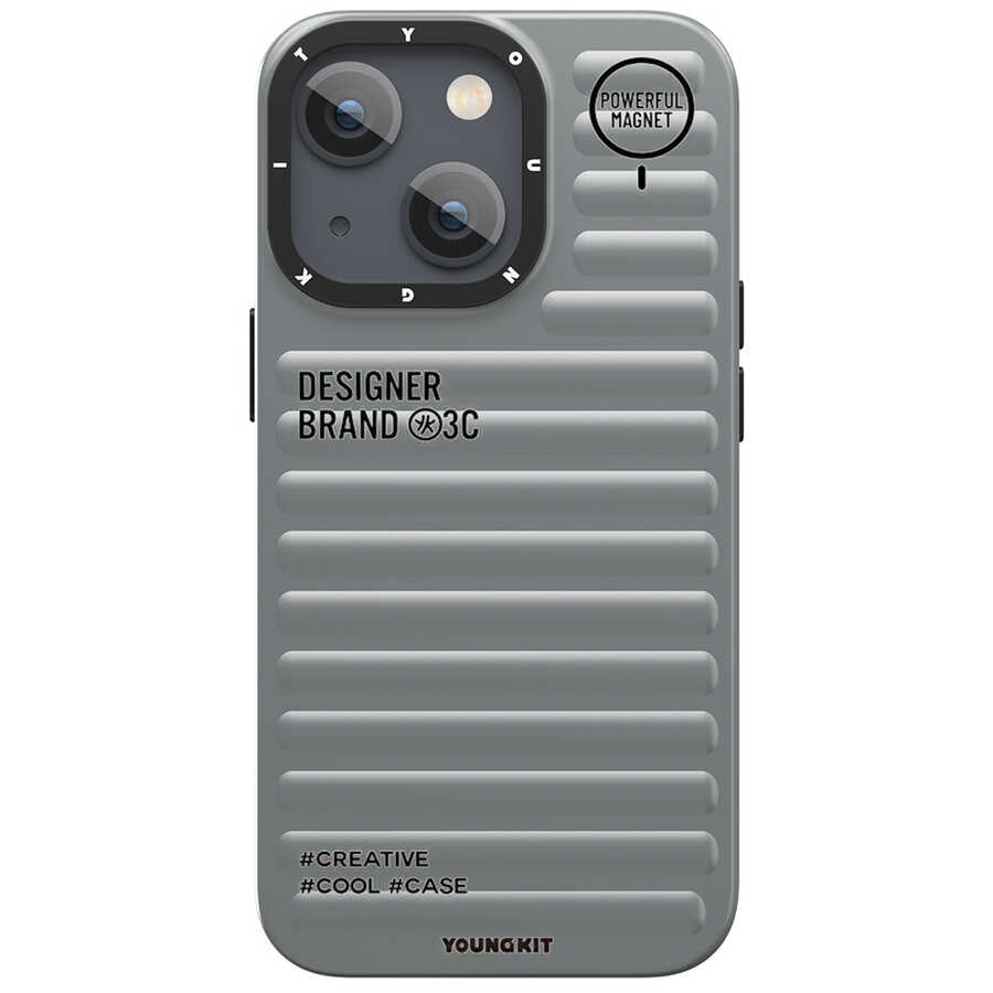YoungKit Plain Coloured Serisi iPhone 13 Telefon Kılıfı - 5