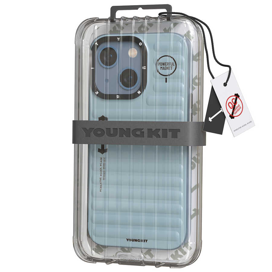 YoungKit Plain Coloured Serisi iPhone 13 Telefon Kılıfı - 7