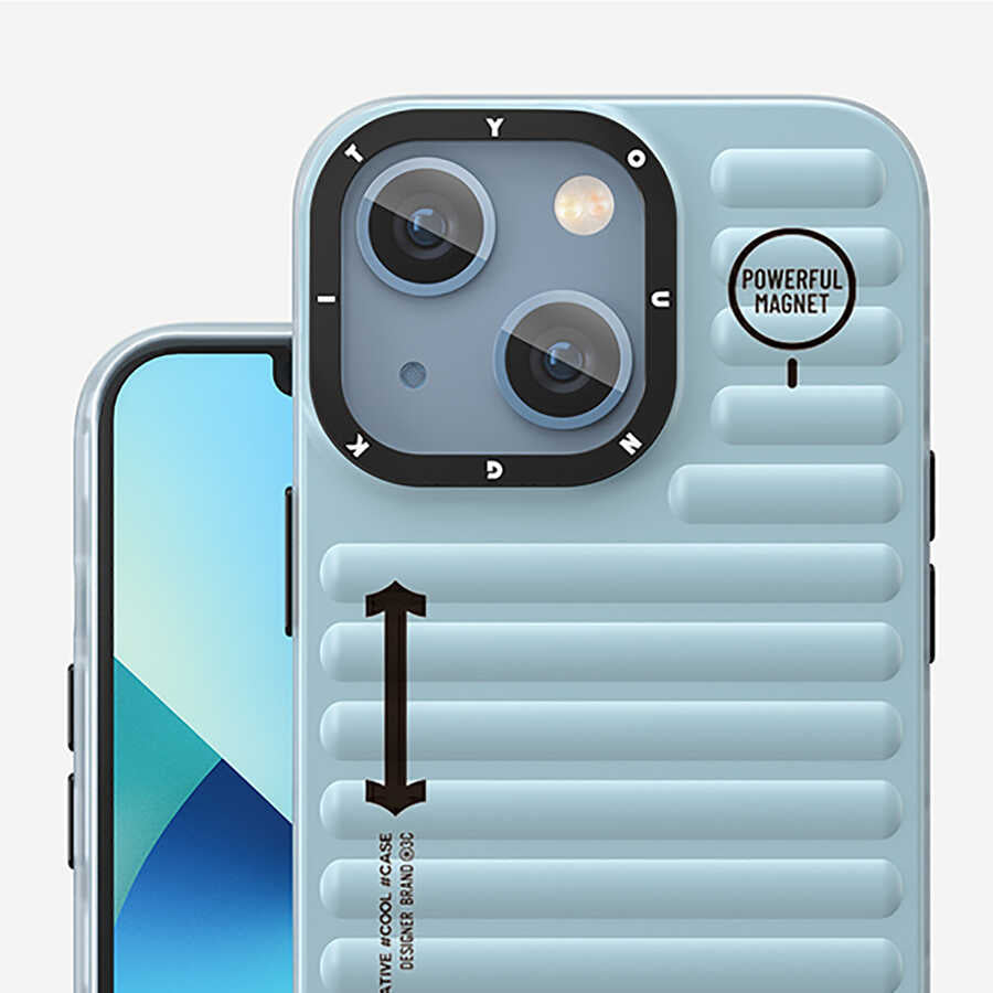 YoungKit Plain Coloured Serisi iPhone 13 Telefon Kılıfı - 8