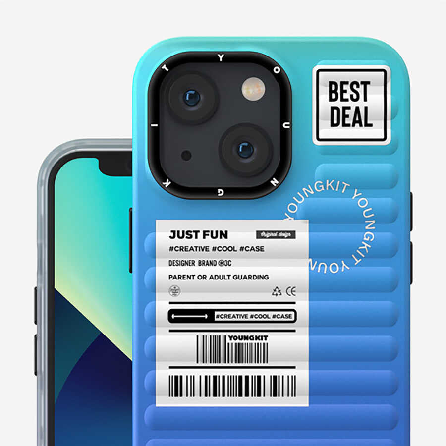 iPhone 13 Kılıf YoungKit The Secret Color Serisi Kılıf - 12