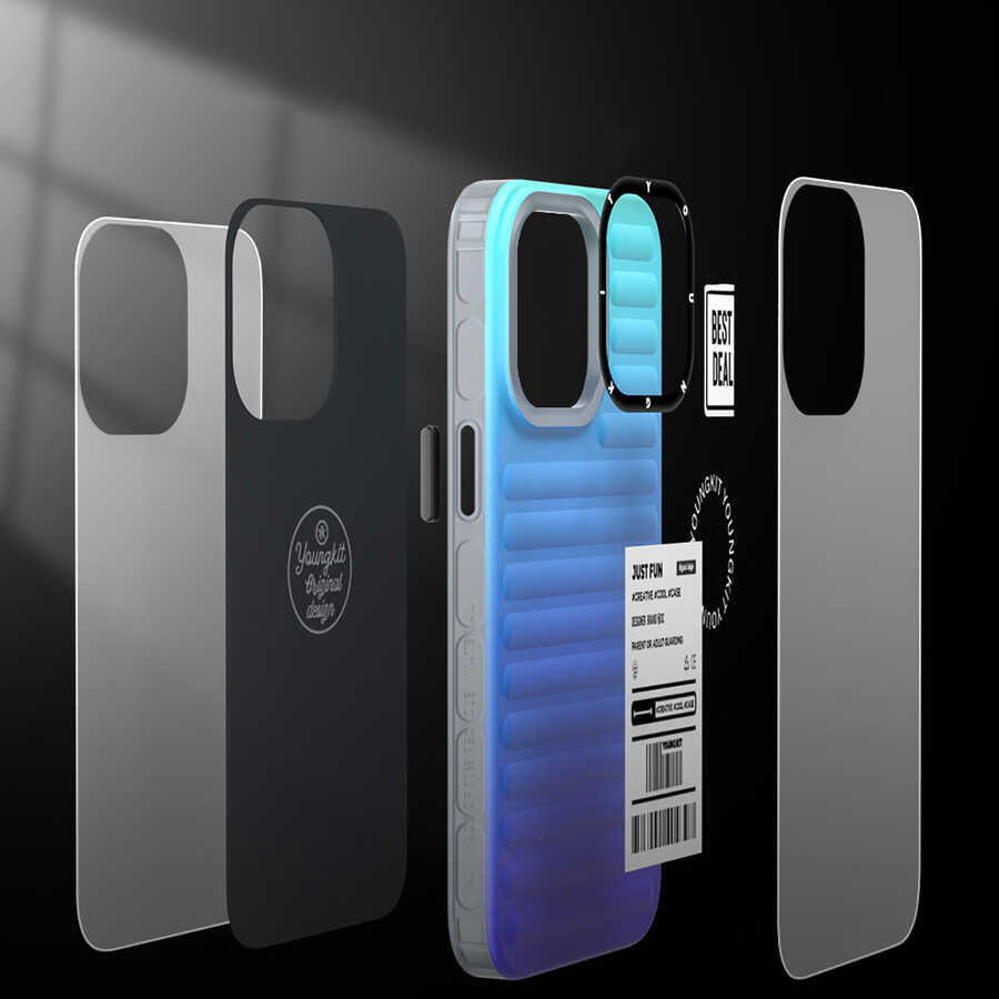 iPhone 13 Kılıf YoungKit The Secret Color Serisi Kılıf - 14