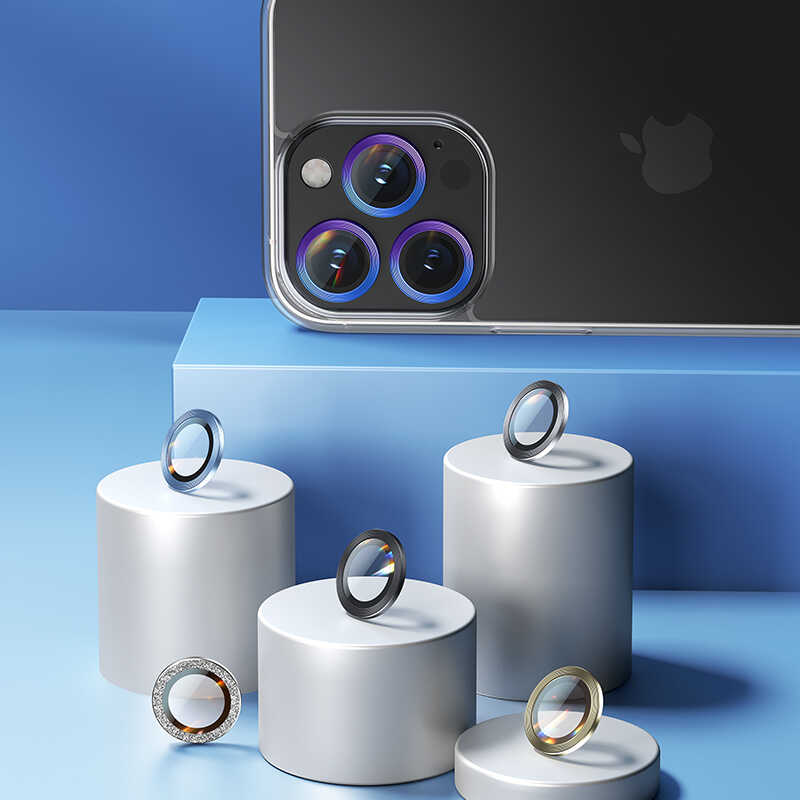 Benks New iPhone 13 Mini KR Kamera Lens Koruyucu - 7