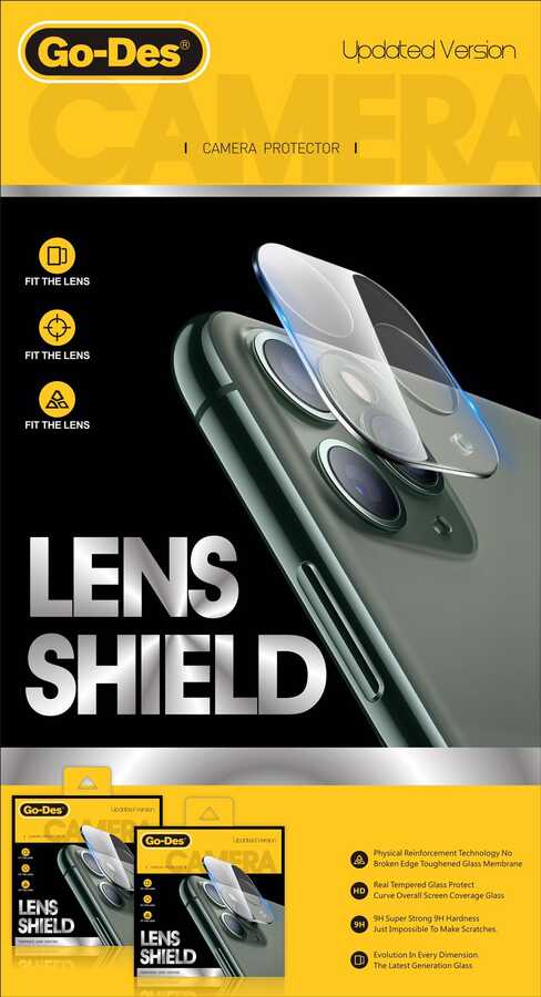 Go Des Lens Shield iPhone 13 Mini Kamera Lens Koruyucu - 4
