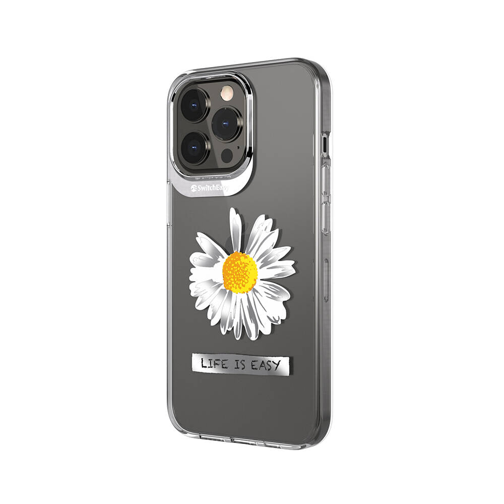 Switcheasy Artist Daisy iPhone 13 Pro Çift IMD Baskılı Lisanslı Kılıf