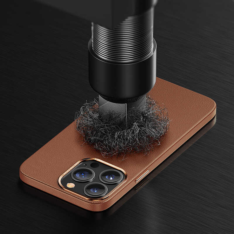 Benks iPhone 13 Pro Max Magnetic Hakiki Deri Telefon Kılıfı - 3