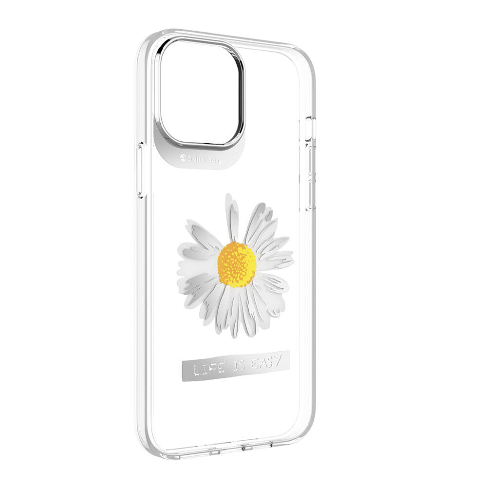 Switcheasy Artist Daisy iPhone 13 Pro Max Çift IMD Baskılı Lisanslı Kılıf