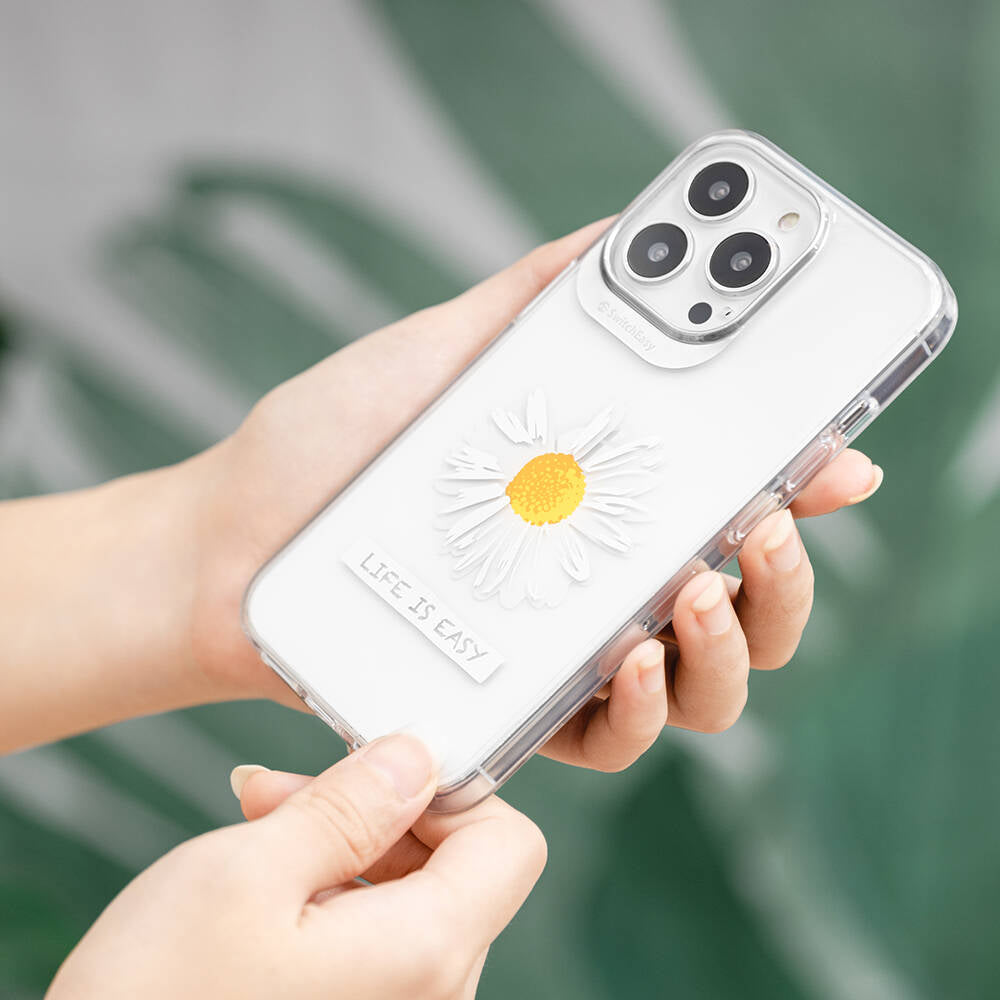 Switcheasy Artist Daisy iPhone 13 Pro Max Çift IMD Baskılı Lisanslı Kılıf