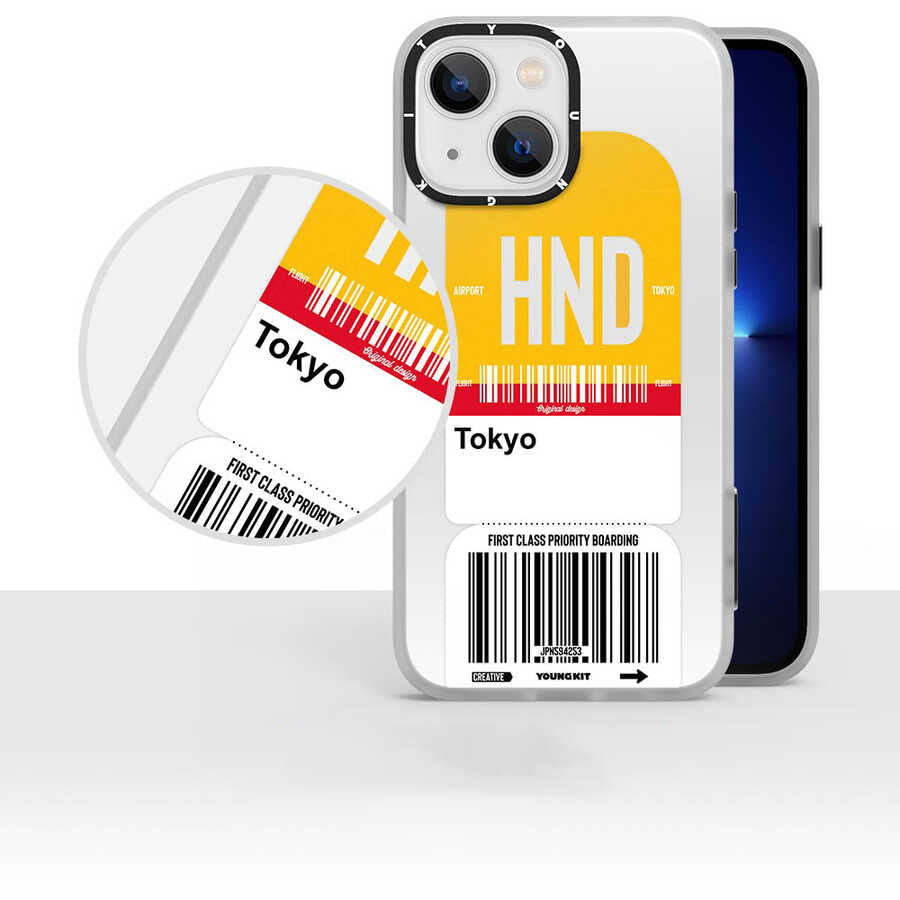 YoungKit Any Time Trip Serisi iPhone 13 Telefon Kılıfı - 6