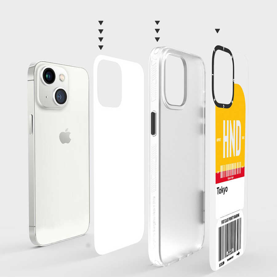 YoungKit Any Time Trip Serisi iPhone 13 Telefon Kılıfı - 9