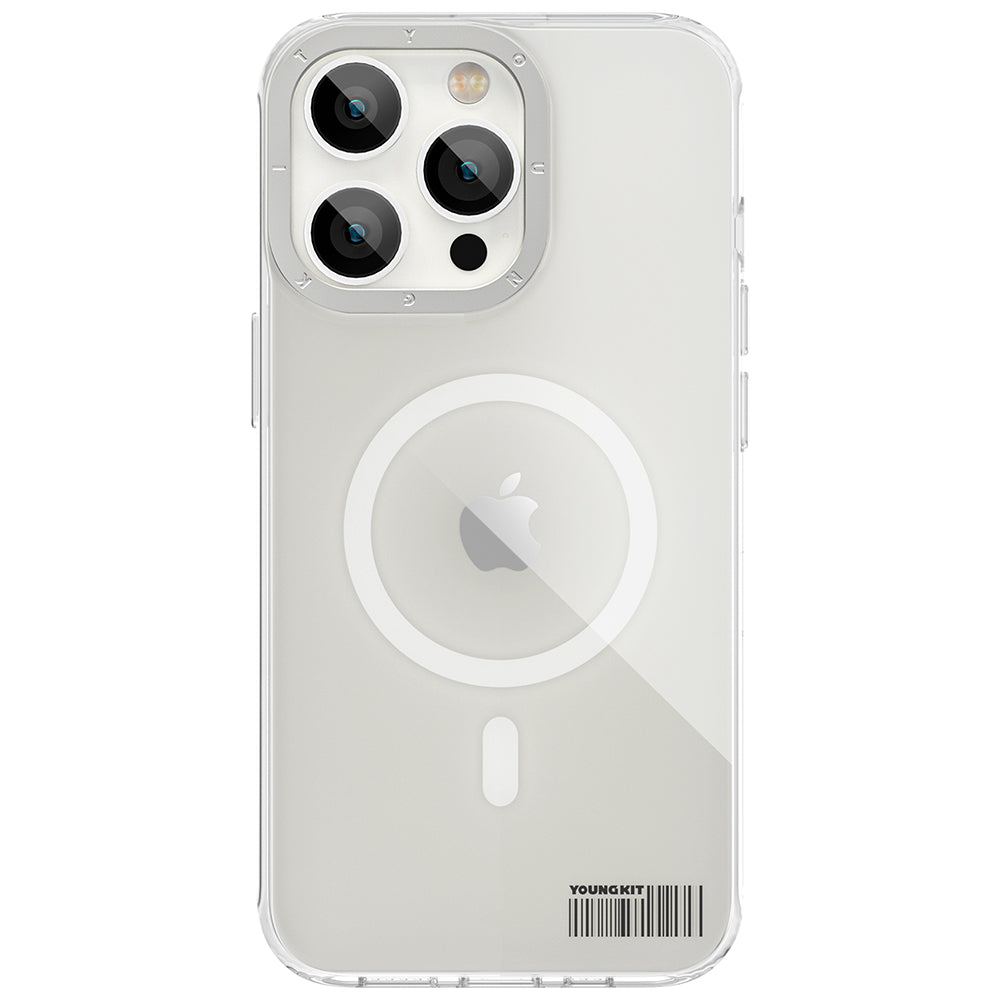 Youngkit Coloured Glaze Serisi iPhone 13 Pro Max Magsafe Şarj Özellikli Telefon Kılıfı - 3