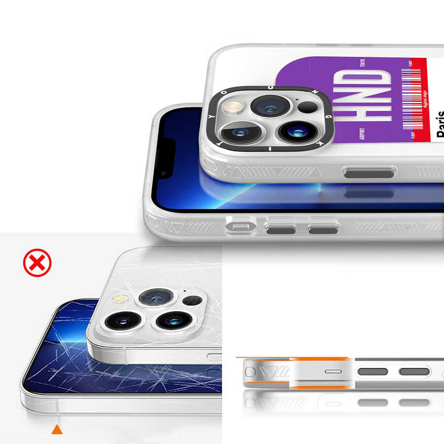 YoungKit Any Time Trip Serisi iPhone 13 Pro Max Telefon Kılıfı - 4
