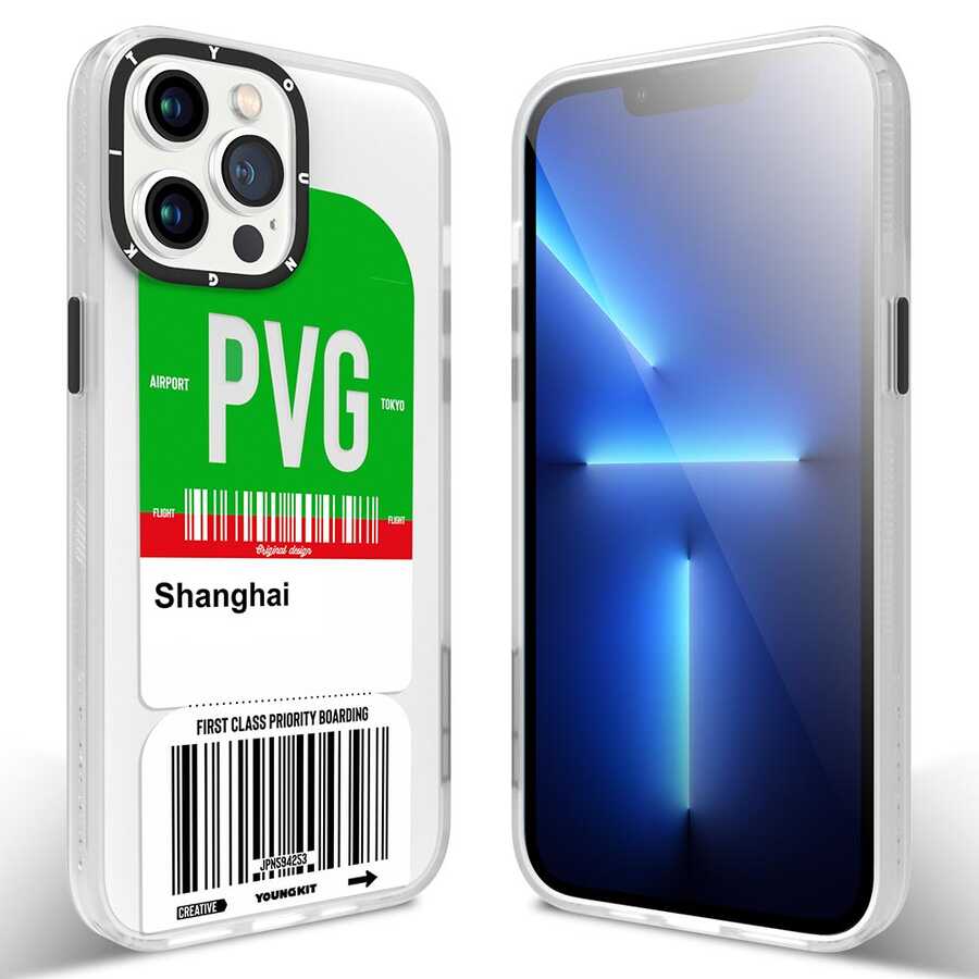YoungKit Any Time Trip Serisi iPhone 13 Pro Max Telefon Kılıfı - 12