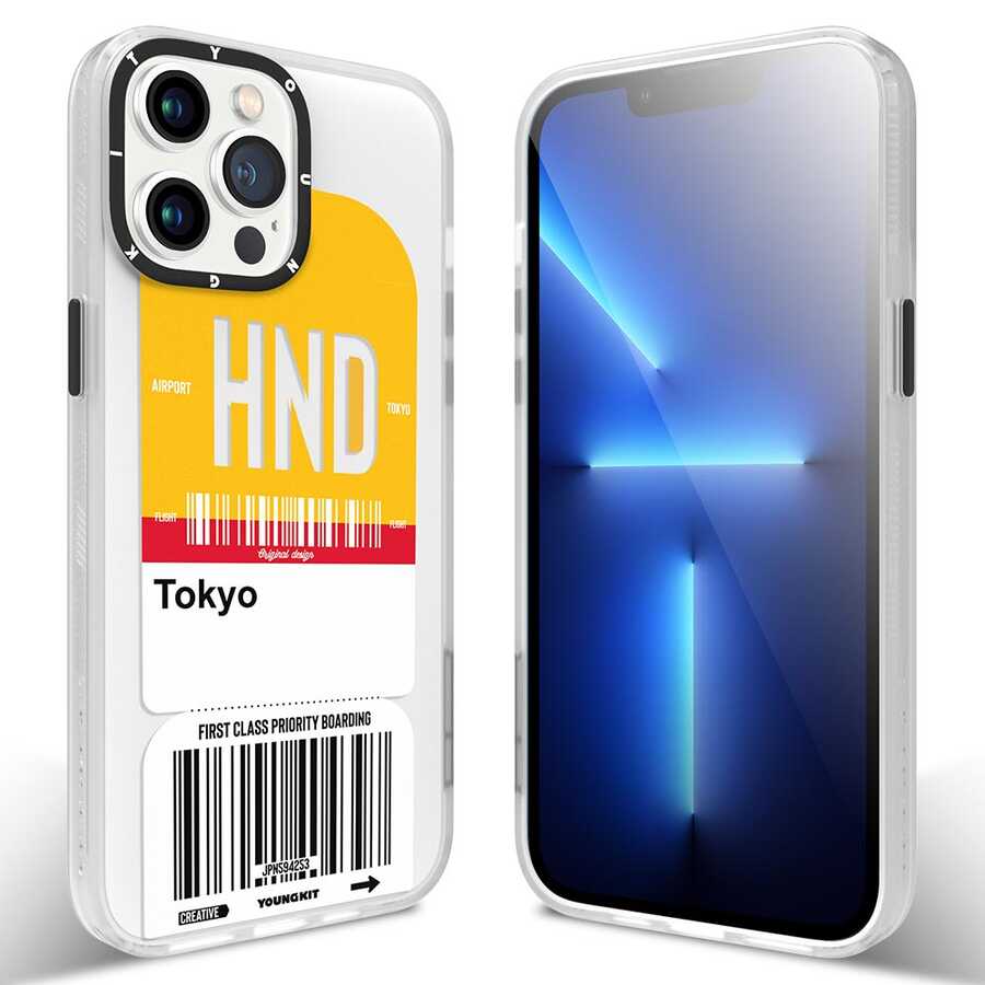 YoungKit Any Time Trip Serisi iPhone 13 Pro Max Telefon Kılıfı - 14