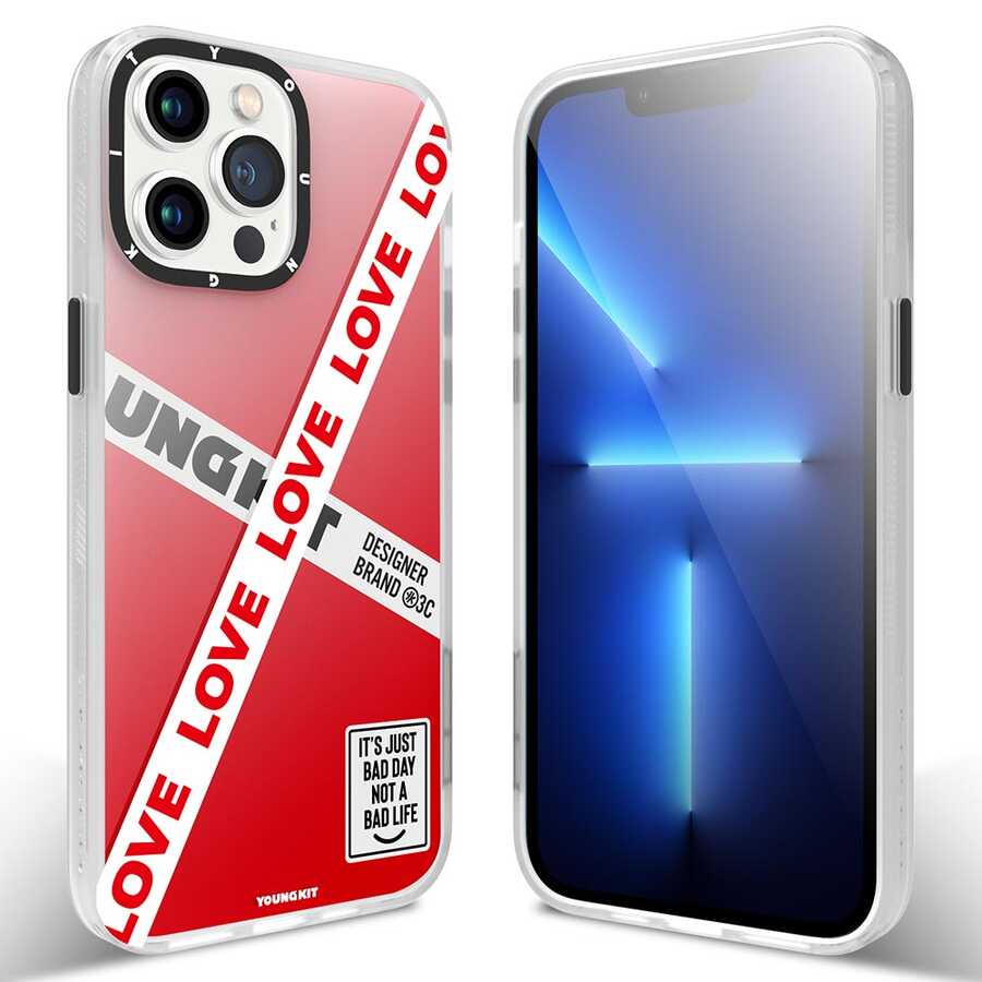 YoungKit Holiday Serisi iPhone 13 Pro Max Telefon Kılıfı - 6