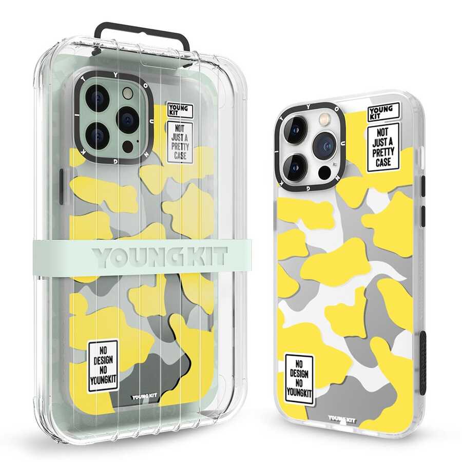 YoungKit Kamuflaj Serisi iPhone 13 Pro Max Telefon Kılıfı - 4