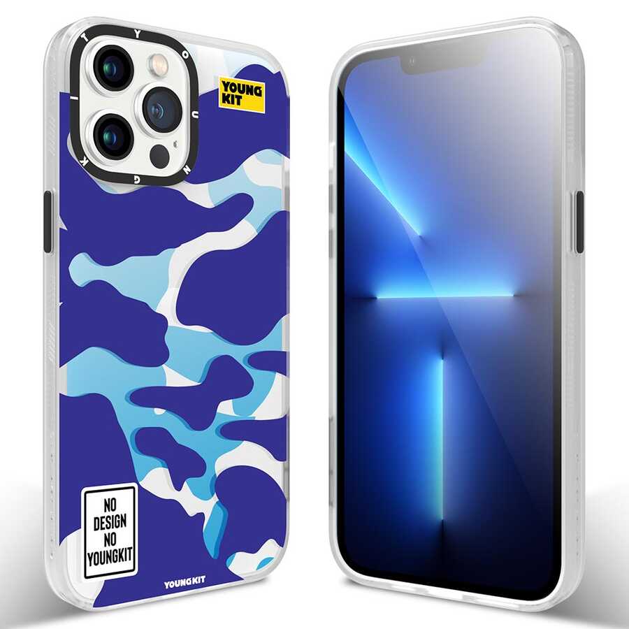 YoungKit Kamuflaj Serisi iPhone 13 Pro Max Telefon Kılıfı - 15