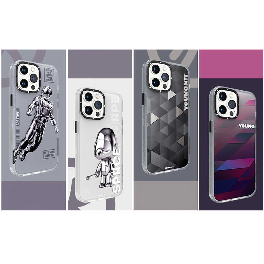 YoungKit Klasik Serisi iPhone 13 Pro Max Telefon Kılıfı - 3