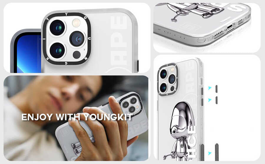 YoungKit Klasik Serisi iPhone 13 Pro Max Telefon Kılıfı - 5