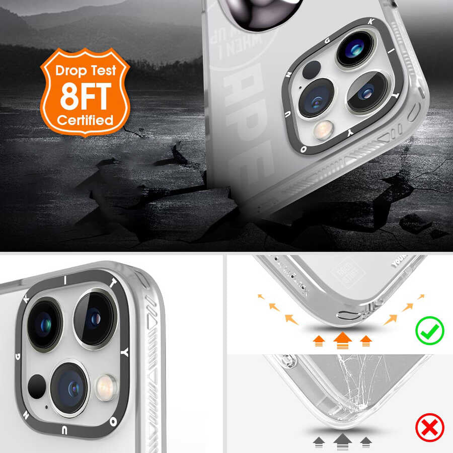 YoungKit Klasik Serisi iPhone 13 Pro Max Telefon Kılıfı - 9