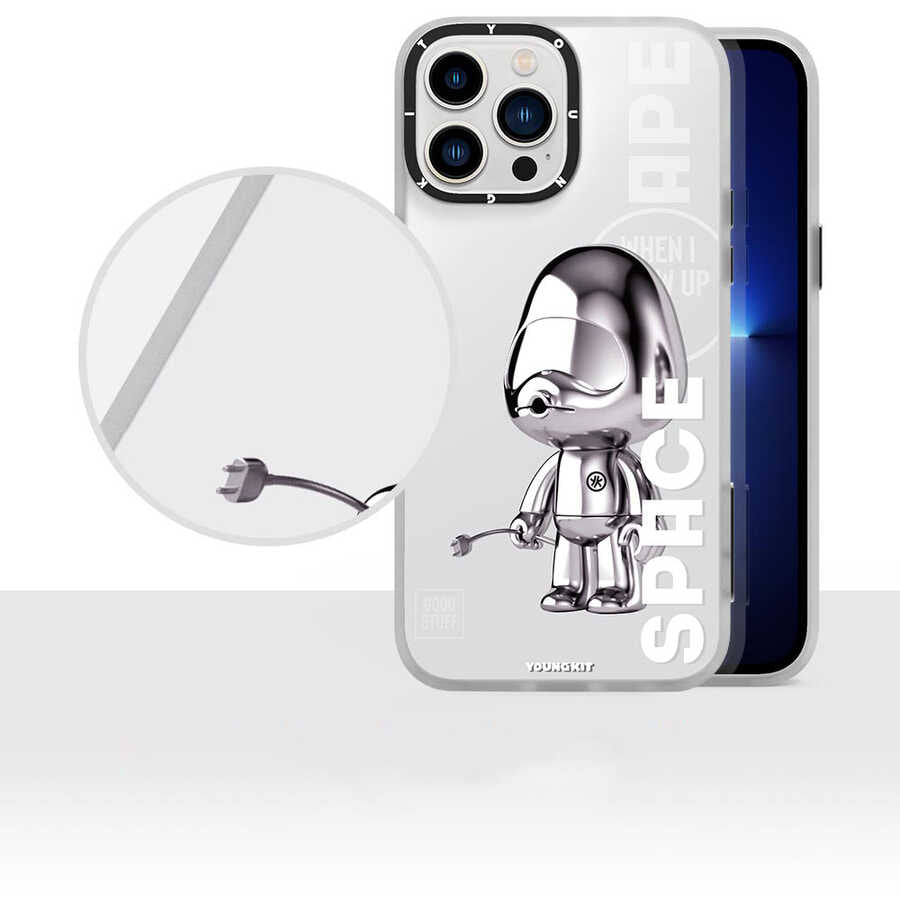 YoungKit Klasik Serisi iPhone 13 Pro Max Telefon Kılıfı - 12
