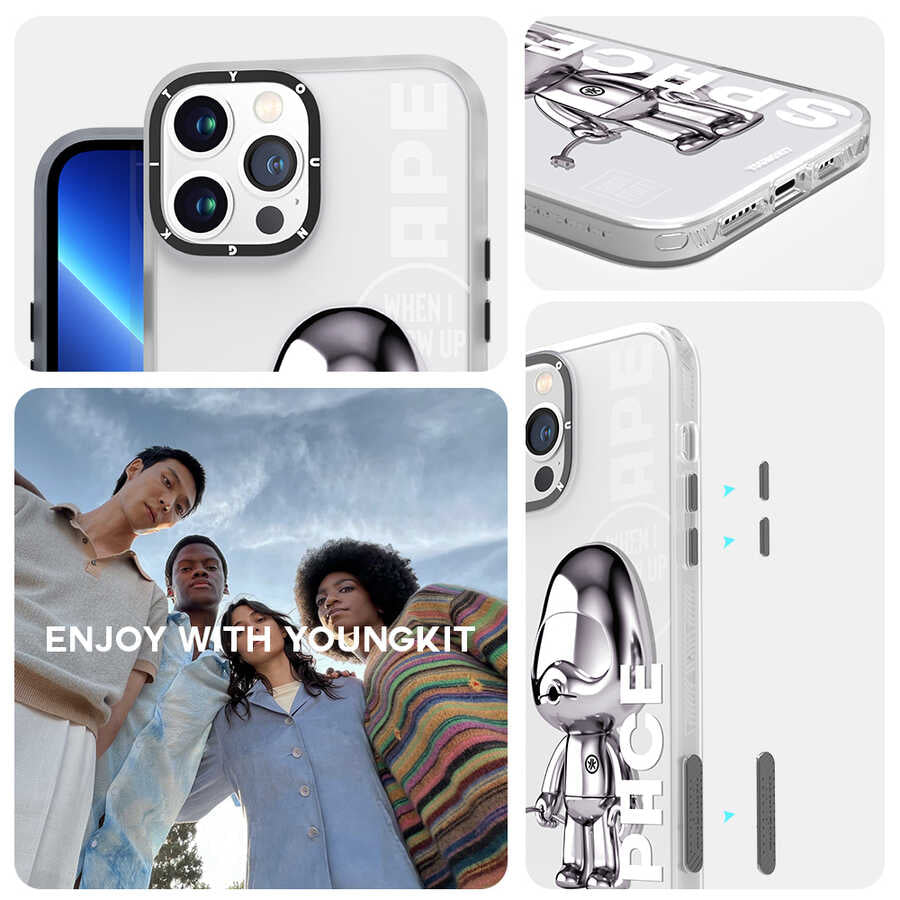 YoungKit Klasik Serisi iPhone 13 Pro Max Telefon Kılıfı - 15