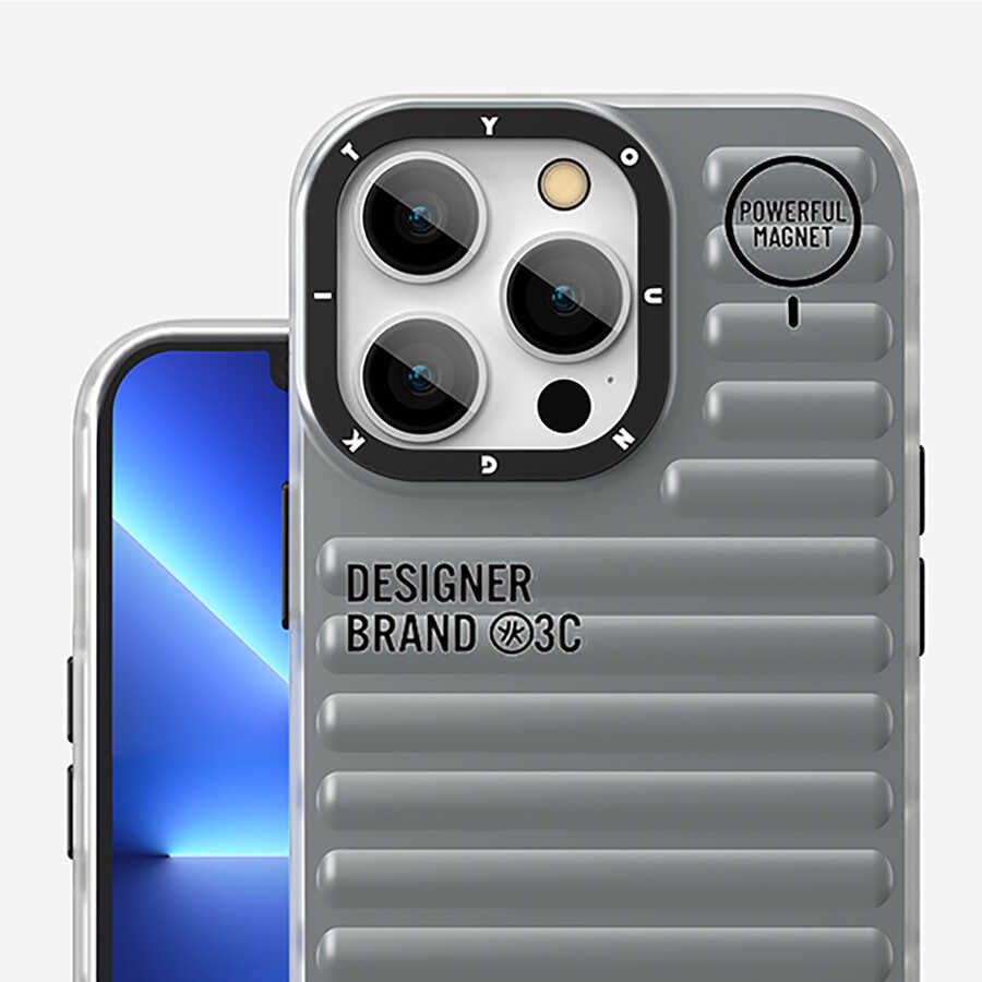 YoungKit Plain Coloured Serisi iPhone 13 Pro Max Telefon Kılıfı - 8