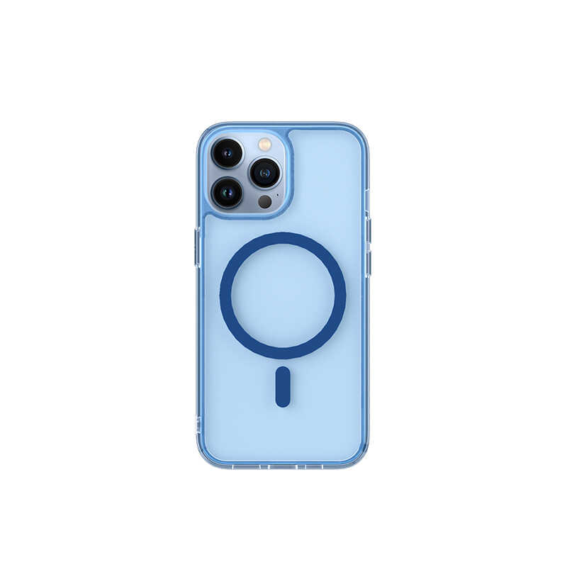 iPhone 13 Pro Max Wiwu M-safe Şarj Özellikli Lens Korumalı Şeffaf Silikon Kılıf - 14