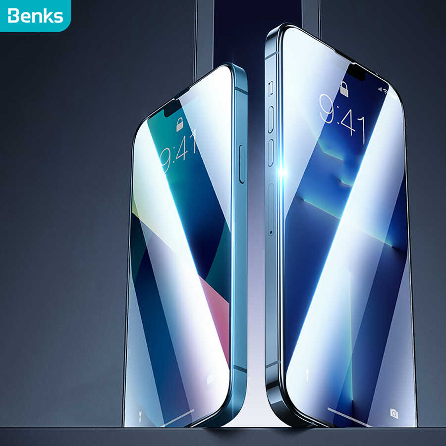 iPhone 14 Benks Mat Ekran Koruyucu Parmak İzi Bırakmayan Oyunculara Özel Ekran Filmi - 3