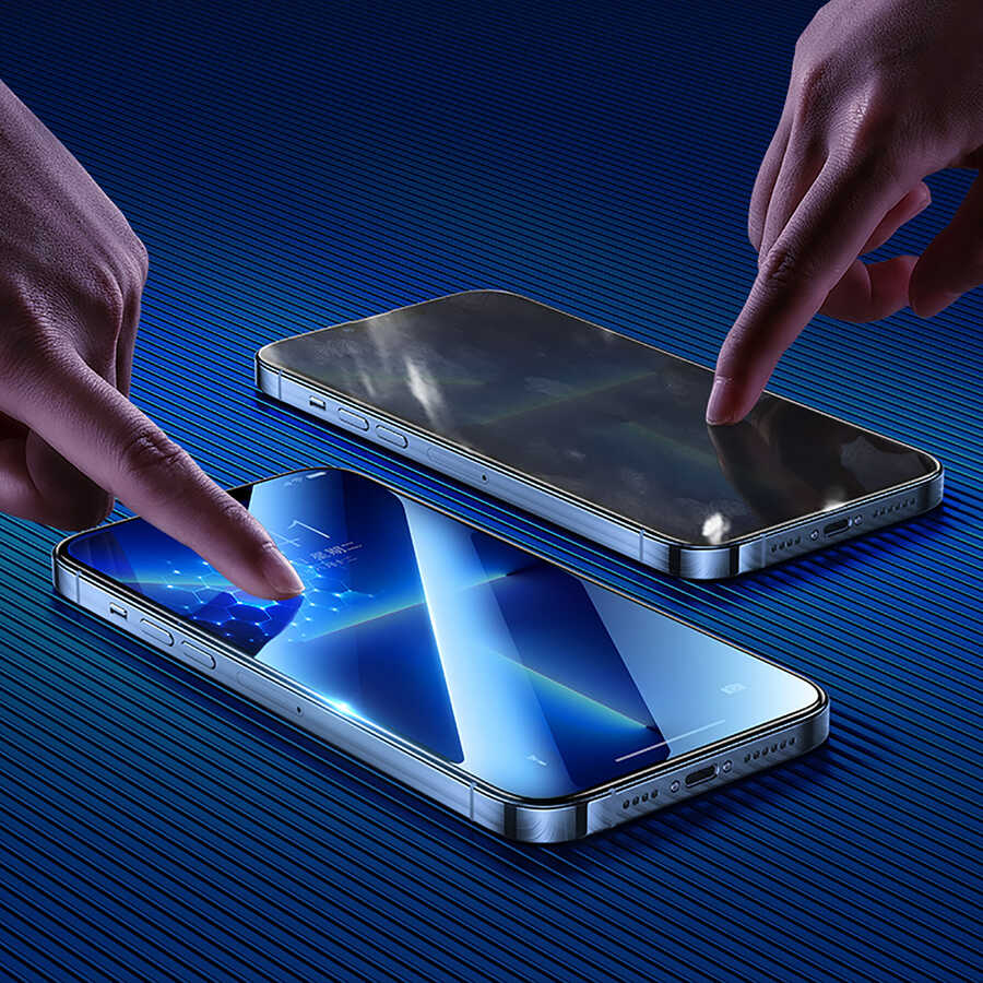 iPhone 14 Benks Mat Ekran Koruyucu Parmak İzi Bırakmayan Oyunculara Özel Ekran Filmi - 8