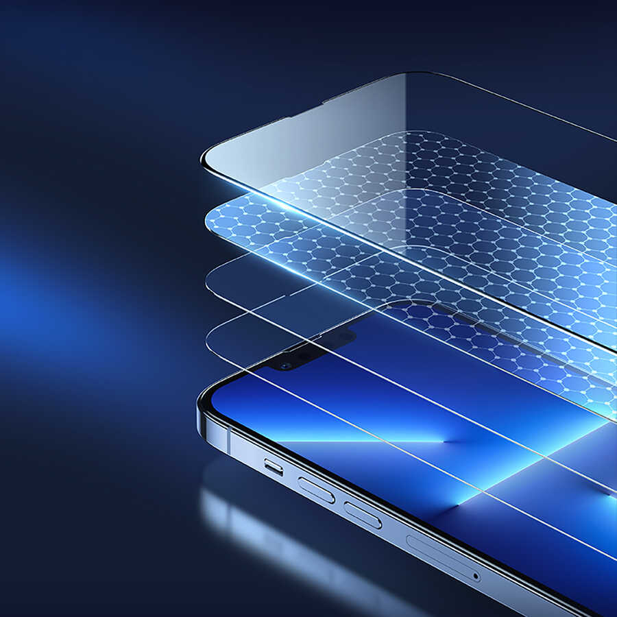iPhone 14 Benks Mat Ekran Koruyucu Parmak İzi Bırakmayan Oyunculara Özel Ekran Filmi - 9