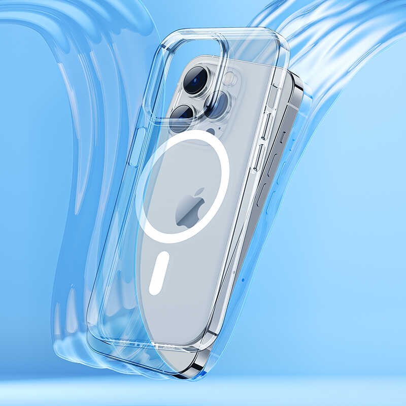 iPhone 14 Kılıf Benks Crystal Series Clear Kılıf Ekran Koruyucu Hediyeli - 3