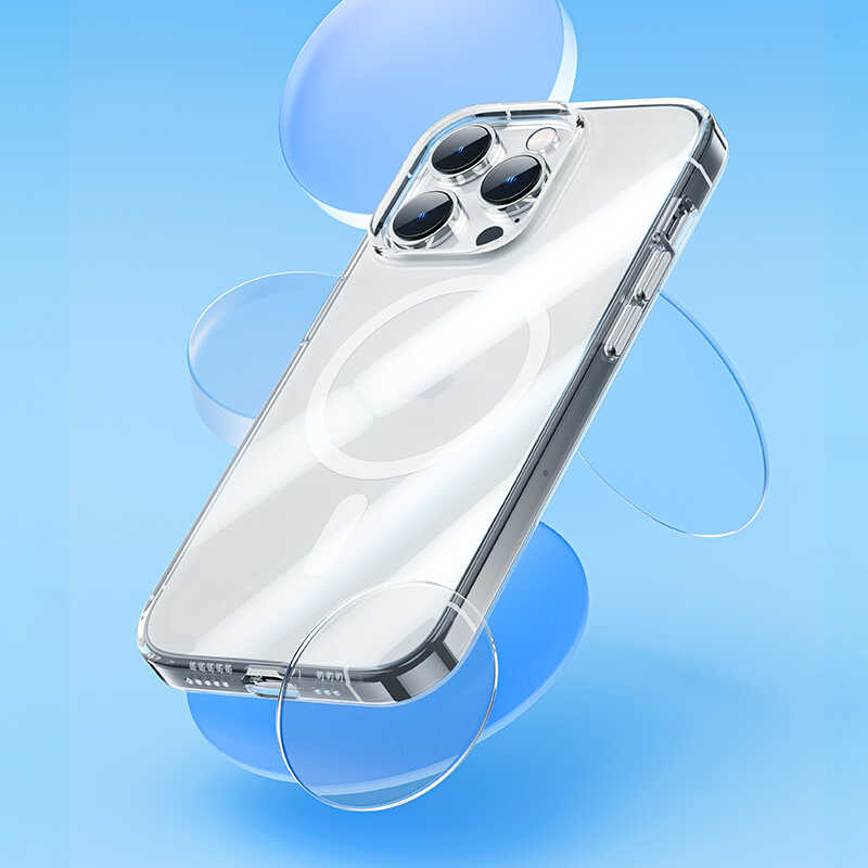 iPhone 14 Kılıf Benks Crystal Series Clear Kılıf Ekran Koruyucu Hediyeli - 5
