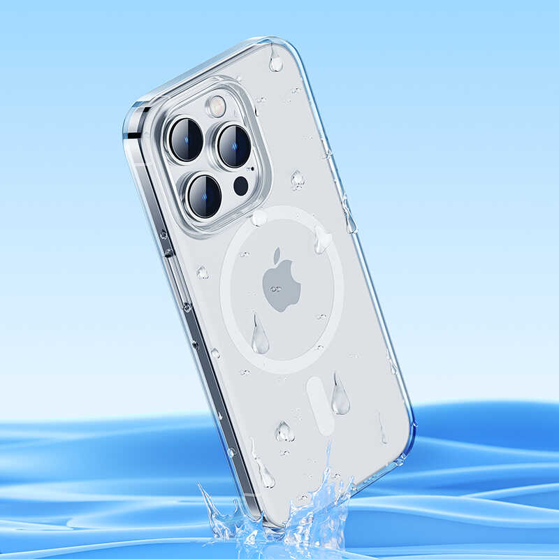 iPhone 14 Kılıf Benks Crystal Series Clear Kılıf Ekran Koruyucu Hediyeli - 6