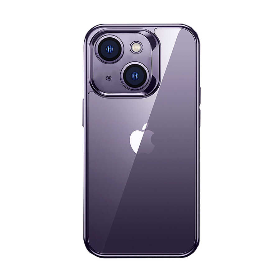 Benks Electroplating iPhone 14 Ekran Koruyucu Hediyeli TPU Telefon Kılıfı - 8