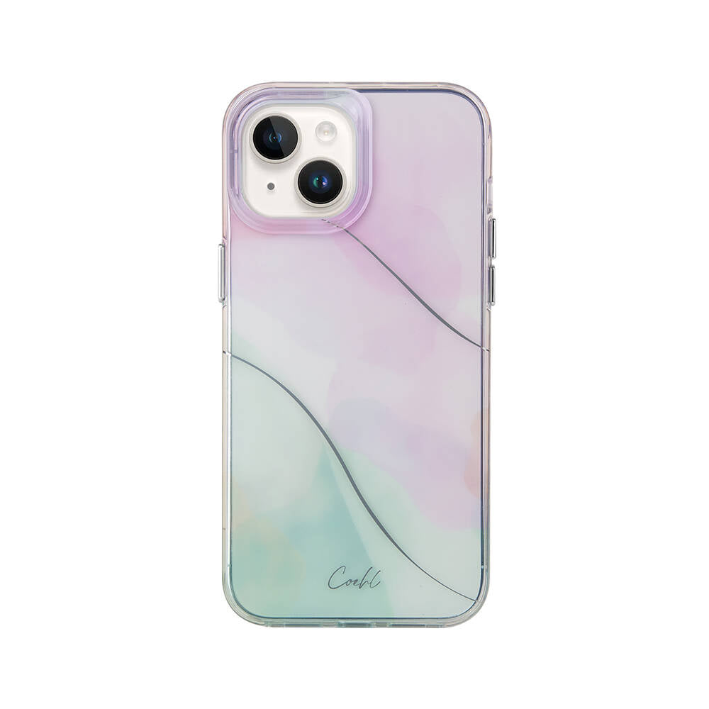 Coehl Palette iPhone 14 Dalgalı Çizgi Desenli Kılıf