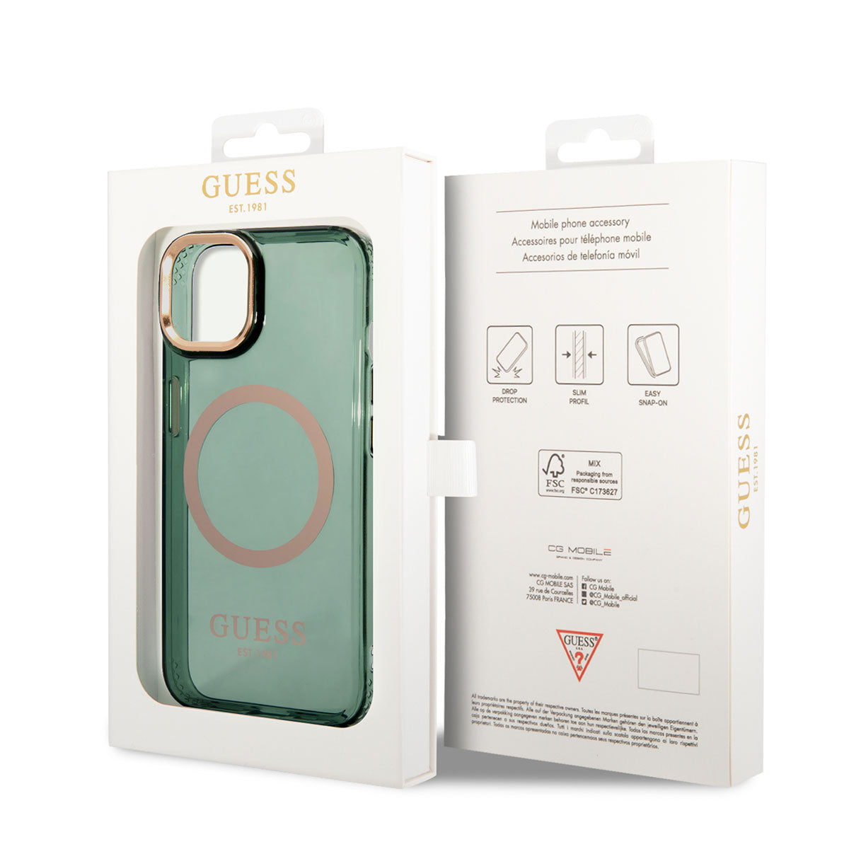 Guess iPhone 14 Magsafe Şarj Özellikli Airbagli Dizayn Telefon Kılıfı - 7